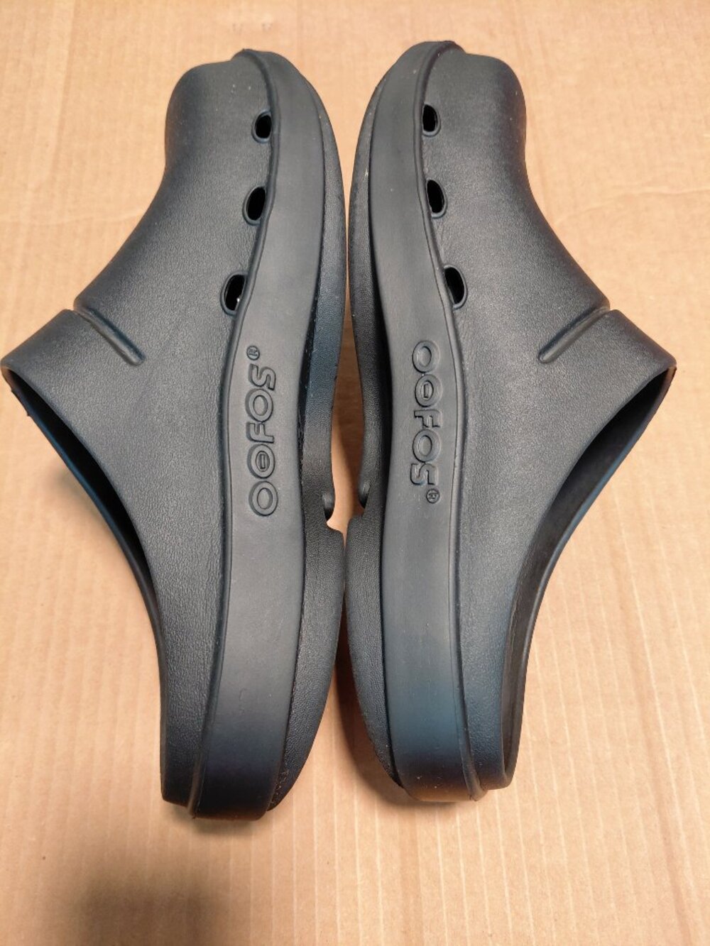 OOFOS OOcloog Men's Size 10 Black Recover Clog Comfort Slip Ons - Picture 5 of 10